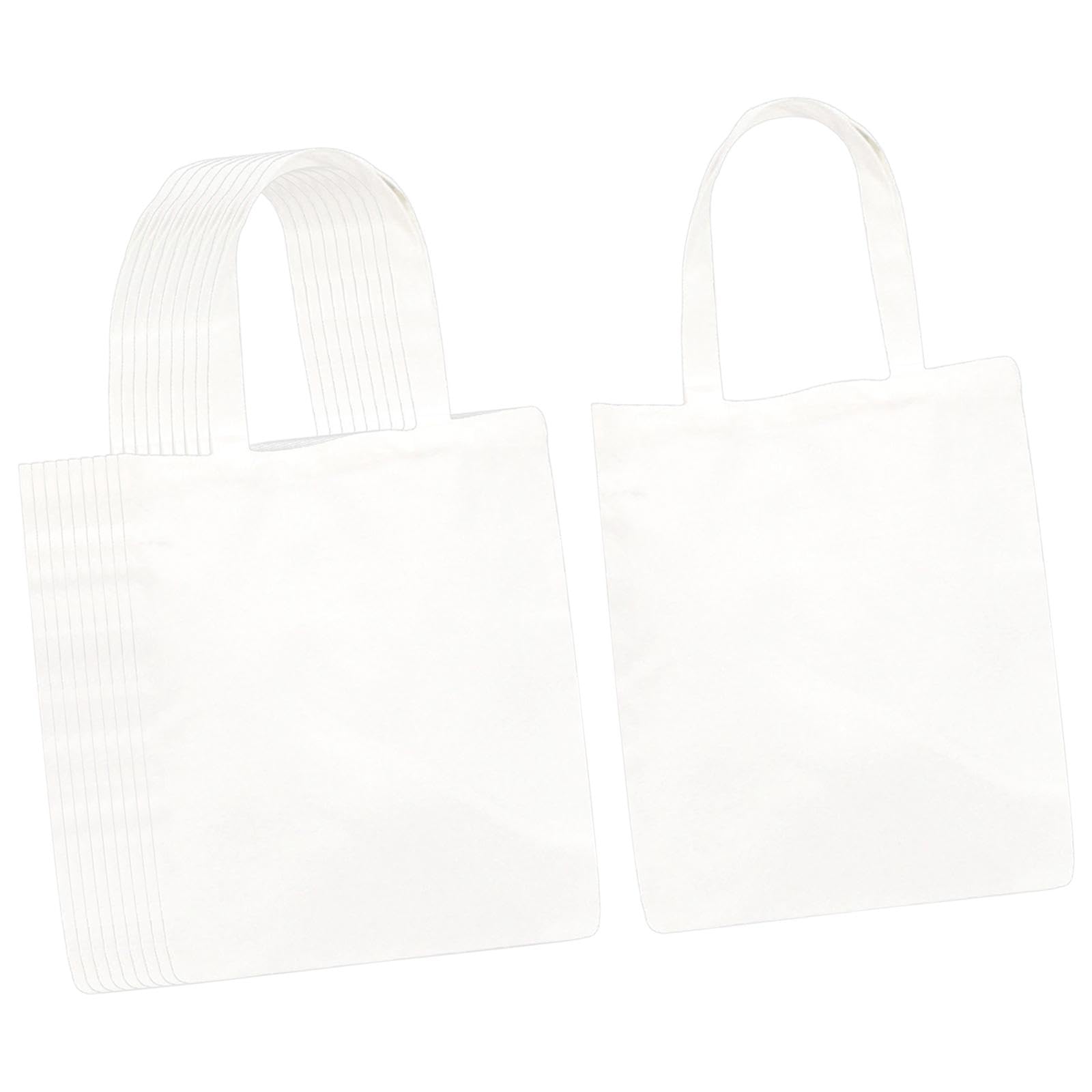 Sac fourre-tout en tissu personnalisable lot de 10 cabas pour grand projet DIY et courses