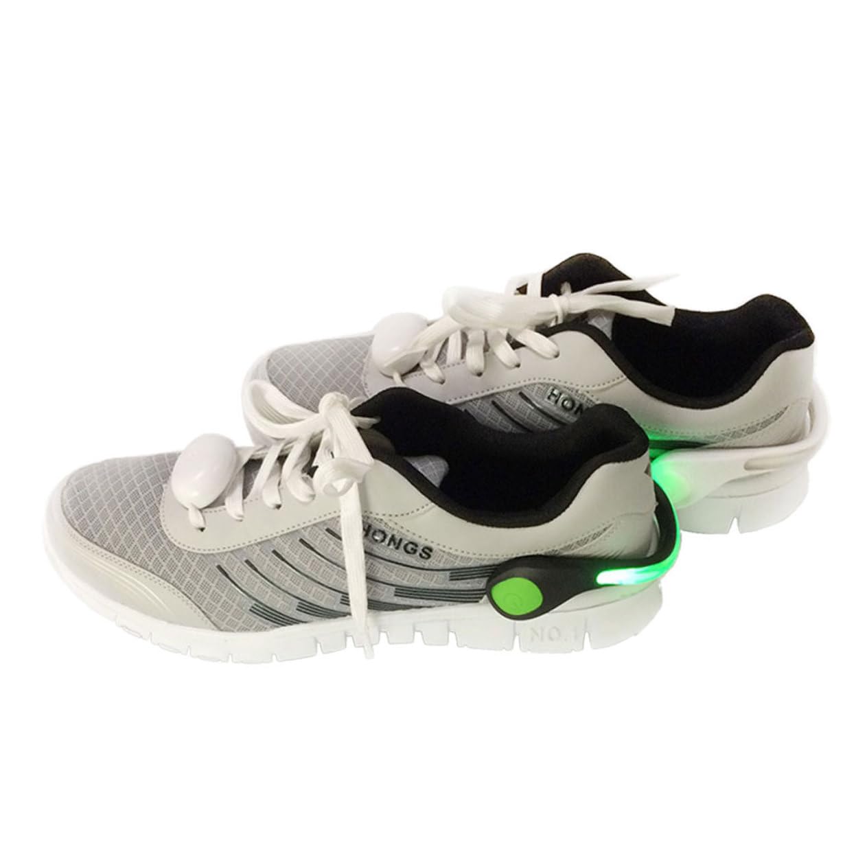 Yardwe Stay Visible at Night: 2pcs Led Shoe Clip Lights Reflective for Jogging Walking Biking Random Colors