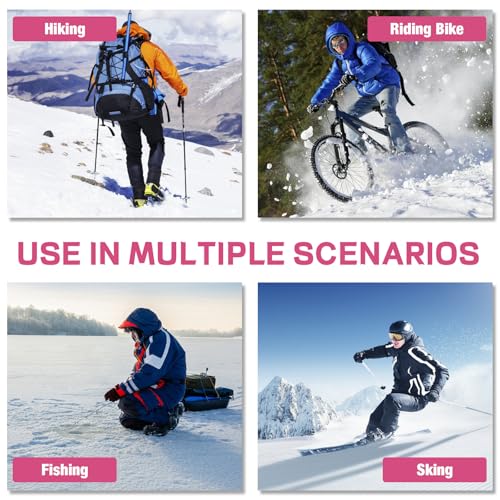 Image of Ear Warmers Headband, KOMAKE 2 Pack Earmuff Headband Fleece Earmuffs Running Headband Winter Ear Covers Moisture Wicking Sweatband Ski Sport Headband For Men & Women (Black+Gray)