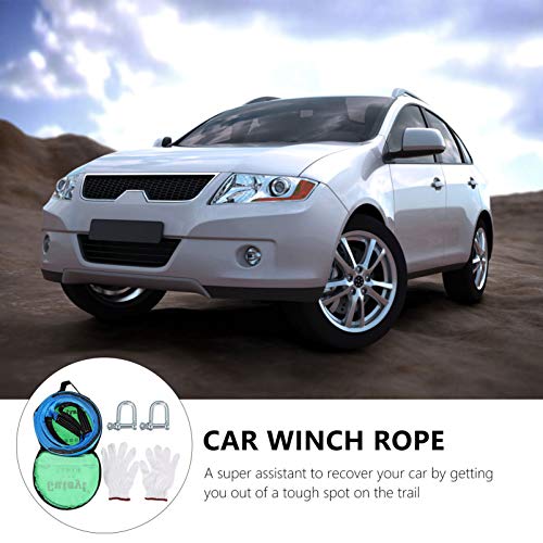 CLISPEED Cinta de Reboque Corda Conjunto 8 Toneladas 5 Metros Luminosa Cinta Do Guincho Com U- Em Fo