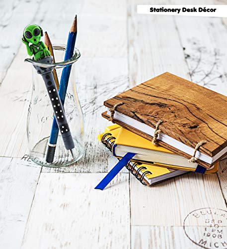 Planet Pens Conjunto de canetas divertidas alienígenas, DJ alienígena e ônibus espaciais inovadoras