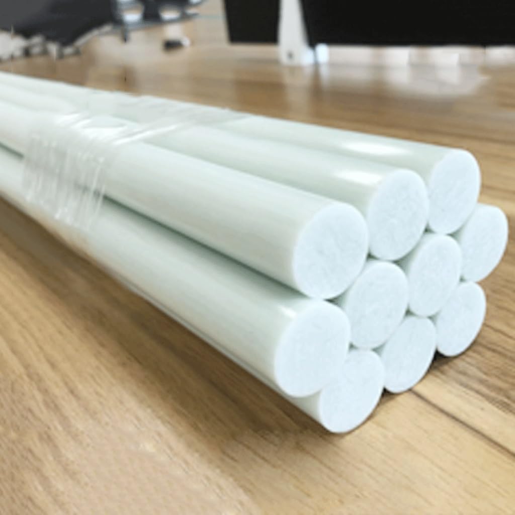 Fiberglass Sticks Glass Fiber Rod Solid Fiberglass Bar Lengh 1000mm, Formodel Airplanes Accessories(5mm)