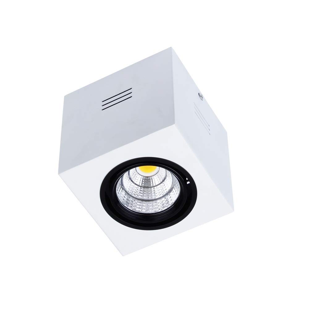 Panel de luz LED Cuadrado de 15 W/20 W para Montaje en ficie, Luces de Techo Europeas anslumbrantes, Ajustables, para Tiendas comerciales, focos de Panel Plano, decoración, iluminació