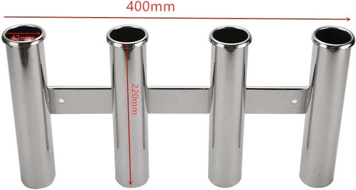 Fishing Rod Racks Boat Stainless Steel Fishing Rod Holder 4 Link Tube Rod Pod For Marine Yacht for Boat Yacht