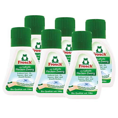 Preisvergleich Produktbild 6x Frosch wie Gallseife Fleck-Entferner 75 ml - Vegan