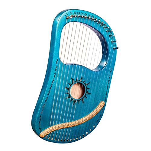 YJKKZQLB ハープ ハープ 16弦 シングルボード ミニライア ソリッドウッド 伝統楽器 初心者向け