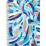 Five Star Artist Touch Small Weekly/Monthly Planner Poly Cover, July 2022 – June 2023, 8 1/2 X 6 Inches, Bilingual (1412B-200AF-23)