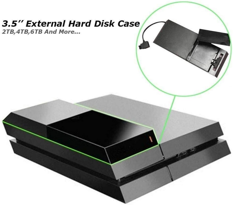 Hard Drive External Box Data Bank Box Storage Game Expands Internal Memory Capacity Suppose 3.5 inch for PS4 Accessory