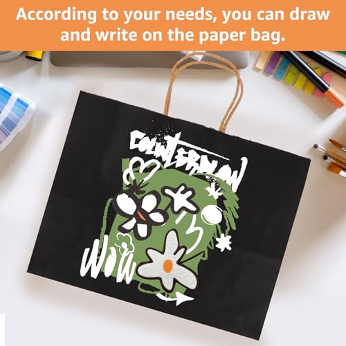 Bolsas de papel de diseño elegante y resistente para aniversarios GBACHOOSE 4