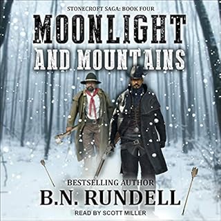 Moonlight and Mountains Audiolibro Por B.N. Rundell arte de portada