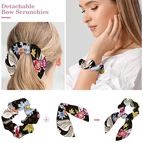 Chouchous cheveux nœuds papillon anti-casse motif boxe rouge