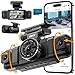 IIWEY N5 4 Channel Dash Cam, 360° All-Sides View, FHD 1080P Front and Rear Inside, Left Right Dash Camera for Cars, 8 IR Lamps, 5G WiFi & APP Control, 24H Parking Mode, G-Sensor, with a 128GB SD Card