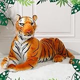 Syhood 32 Inch Large Tiger Stuffed Animal Tiger Plush Giant Tiger Toy, Suitable for Birthday Gifts