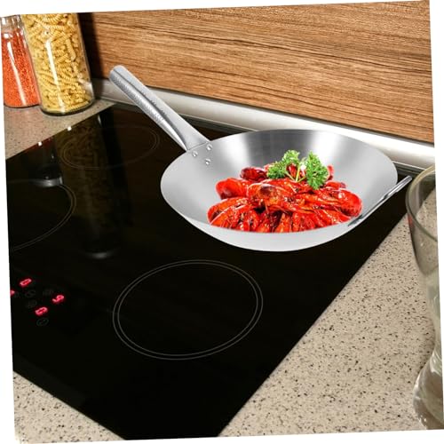 Wok de acero inoxidable antiadherente PRETYZOOM miniatura 7
