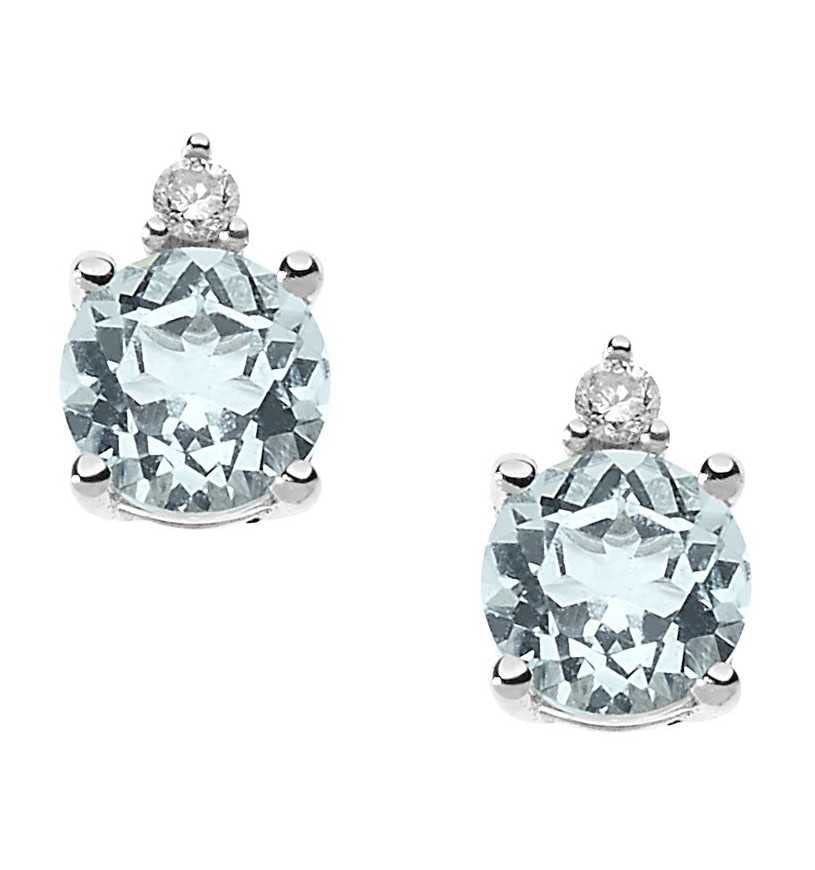 Boucles D'oreilles Clou 'Comète Bleu Nuit' - Art Moderne | Bijou Femme Neuf Avec étiquettes