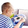 deAO Juguete de Volante para niños Volante de Simulación de Juguete con Luz y Sonido de Conducción Juguetes Regalo Educativos para Infancia (Azul) #1