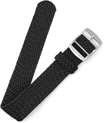 Canvas Nylon Watch Straps, Nylon Braided Watch Band, Replacement Watchband Hook and Loop Straps 16mm,18mm,20mm,22mm For Men Women