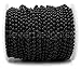CleverDelights Ball Chain Spool - 30 Feet - 3.2mm Ball (#6 Size) - Dark Black Color - 10 Meters