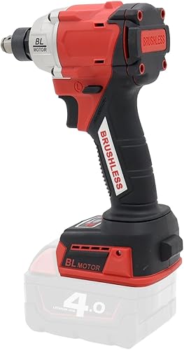 Miniatura 5 de FSYAO BL350 Llave de impacto sin escobillas de 18 V, par de 350 Nm, accionamiento hexagonal de 1/2" y 1/4", 4 modos, ajustable de 4 velocidades