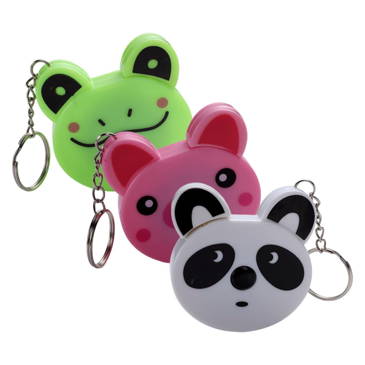 SEWACC 5 Ensembles Ruban Mesurant Rétractable Animaux Tapis De Mesure De Corps Pour Design De Panda Et Outil Pratique Et Portable Pour Couture Maison 3 Pièces * 5
