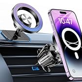 Kaistyle for Magsafe Car Mount【20 Strongest Magnets】Magnetic Phone Holder for Car Phone Holder Mount Dash【360°】Cell Phone Mount for Car Accessories for Women Men iPhone 17 Pro Max Air 16 15 14 13 12