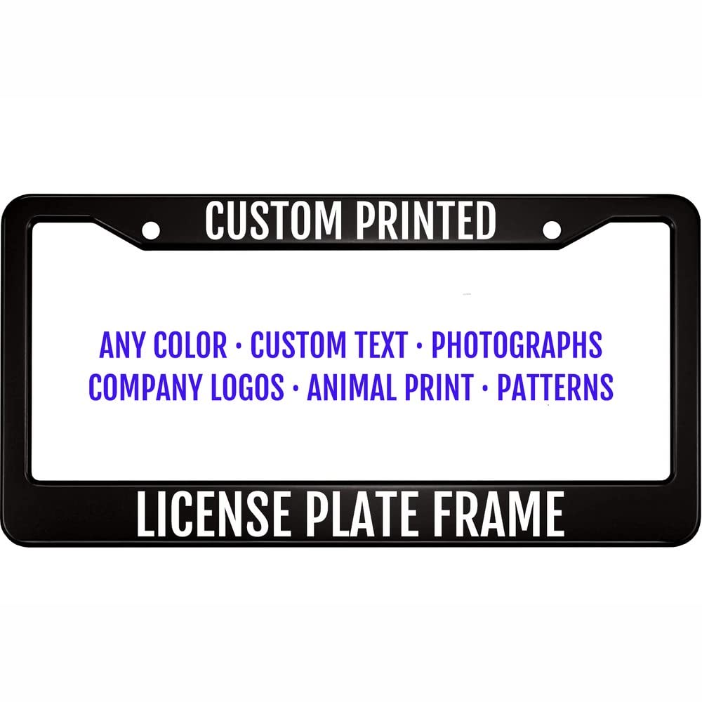 TAG HOLDER CUSTOM TEXT PERSONALIZED CUSTOMIZED License Plate Frame