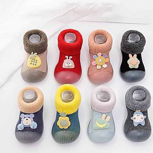 Betadog Infant Sock Shoes Cartoon Slip on Sneakers Sock Shoes Baby Autumn and Winter Floor Slippers Walking Shoes2