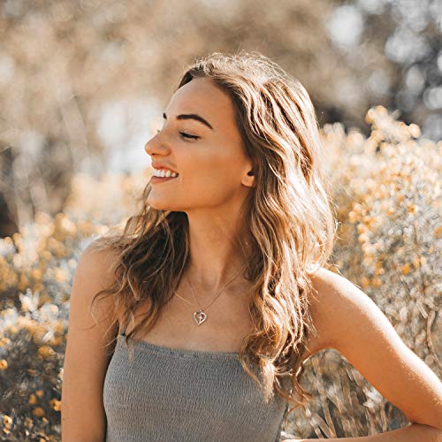 MISSLAN Cross Necklace for Women 925 Sterling Silver Cross Necklace Heart Necklaces for Women Chain Pendant Womens Necklaces3