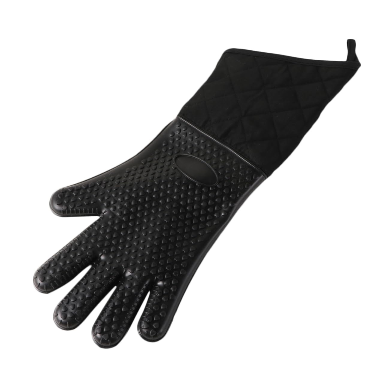 Moufles de four silicone contre les brûlures gants de cuisine à 5 doigts
