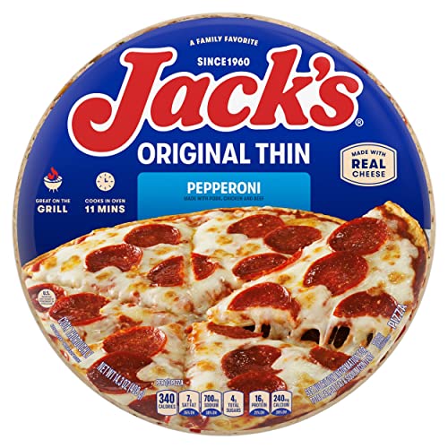 Jack's Original Thin Crust Pepperoni Frozen Pizza 14.3 Ounces #TOP20