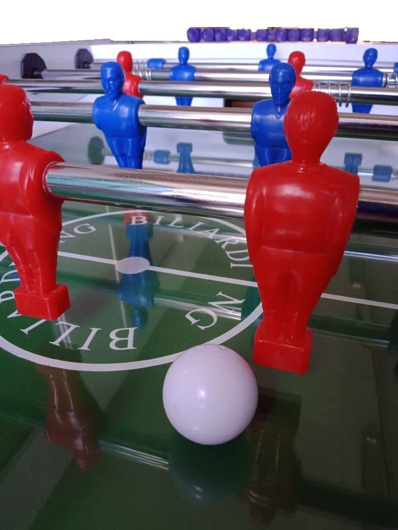 NG Biliardi Calcio Balilla Pegaso da Esterno - Piano in Vetro temperato - Professionale - 10 Palline