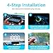 Heads up Display for Cars Windshield, Car HUD Display, Plug & Play USB, MPH/KMH Switch, Speed Calibration, Adjustable Brightness, Overspeed Alert, Large Font Display