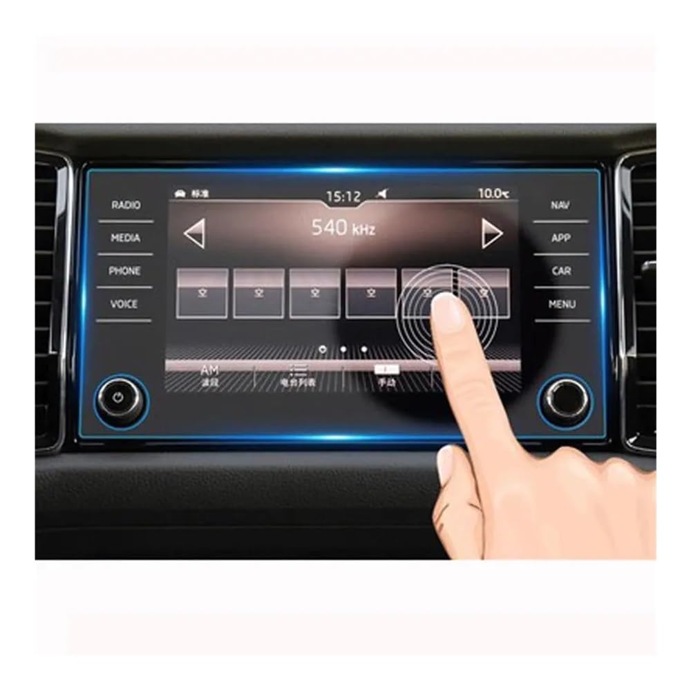 Protecteur écran verre trempé Skoda Kodiaq Karoq tactile ultra sensible