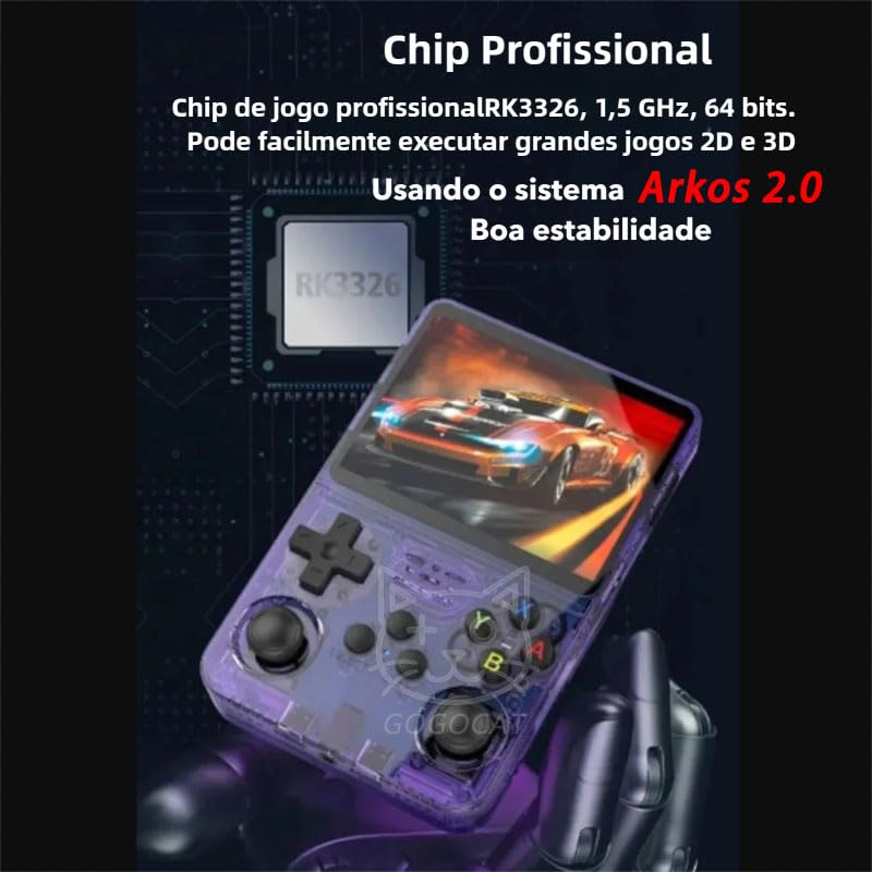 Original Dual RAM Chip R36s portable rétro Arkos 2.0 Joueurs de jeu 3.5'' 64GB Pocket Best Linux Video Games Console R36s - Chine Game Console et Video Game Consoles prix