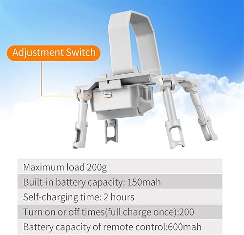 Miniatura 4 de Dispositivo lanzador Airdrop para DJI Mavic Mini 3 Pro con tren de aterrizaje, suministros de rescate de regalo de dron, carga útil, entrega, dron