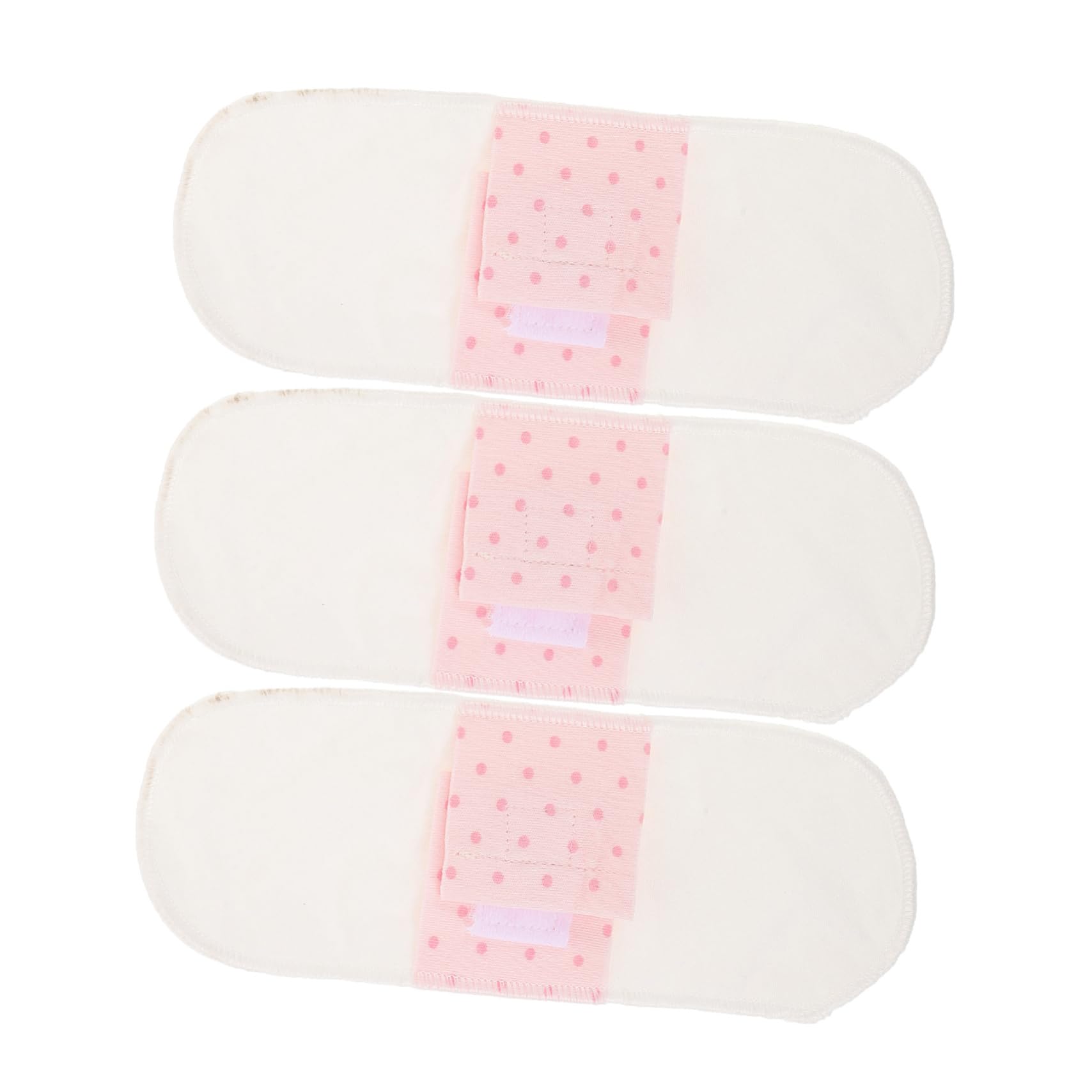 FOMIYES 12piezas Almohadillas Menstruales Reutilizables De Algodón y Absorbente De Impermeables y Lavables Toallas Sanitarias Ecológicas Para Mujeres