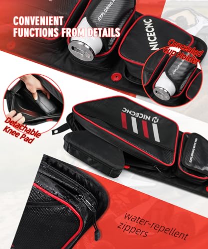 NICECNC Bolsas para porta frontal PRO XP, fibra sintética 1680D, bolsas de armazenamento de acessóri