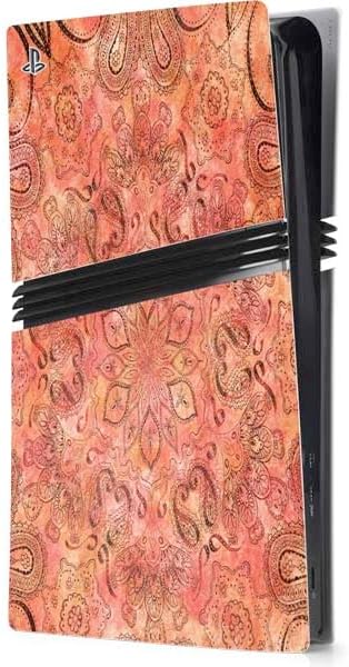 Skinit Decal Gaming Skin Compatible with PS5 Pro Console - Orange Zen Design