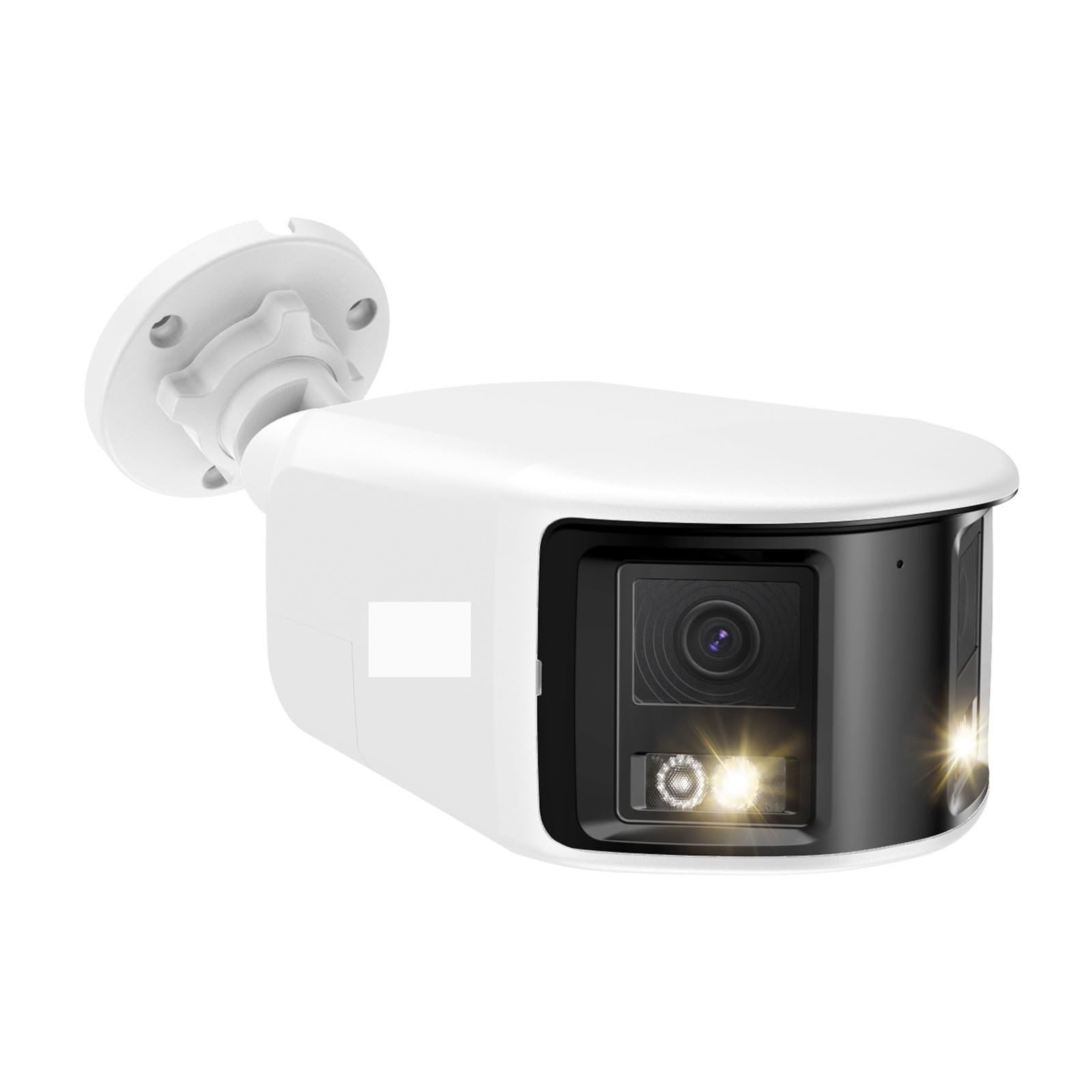 Oshpmbdlyfj One Color 4K 8Mp Poe Surveillance Camera Dual Lens Outdoor Poe Camera 1/2/4Pcs Color Night Vision Cctv Video Security Camera For Nvr(1Pc 91Ev)
