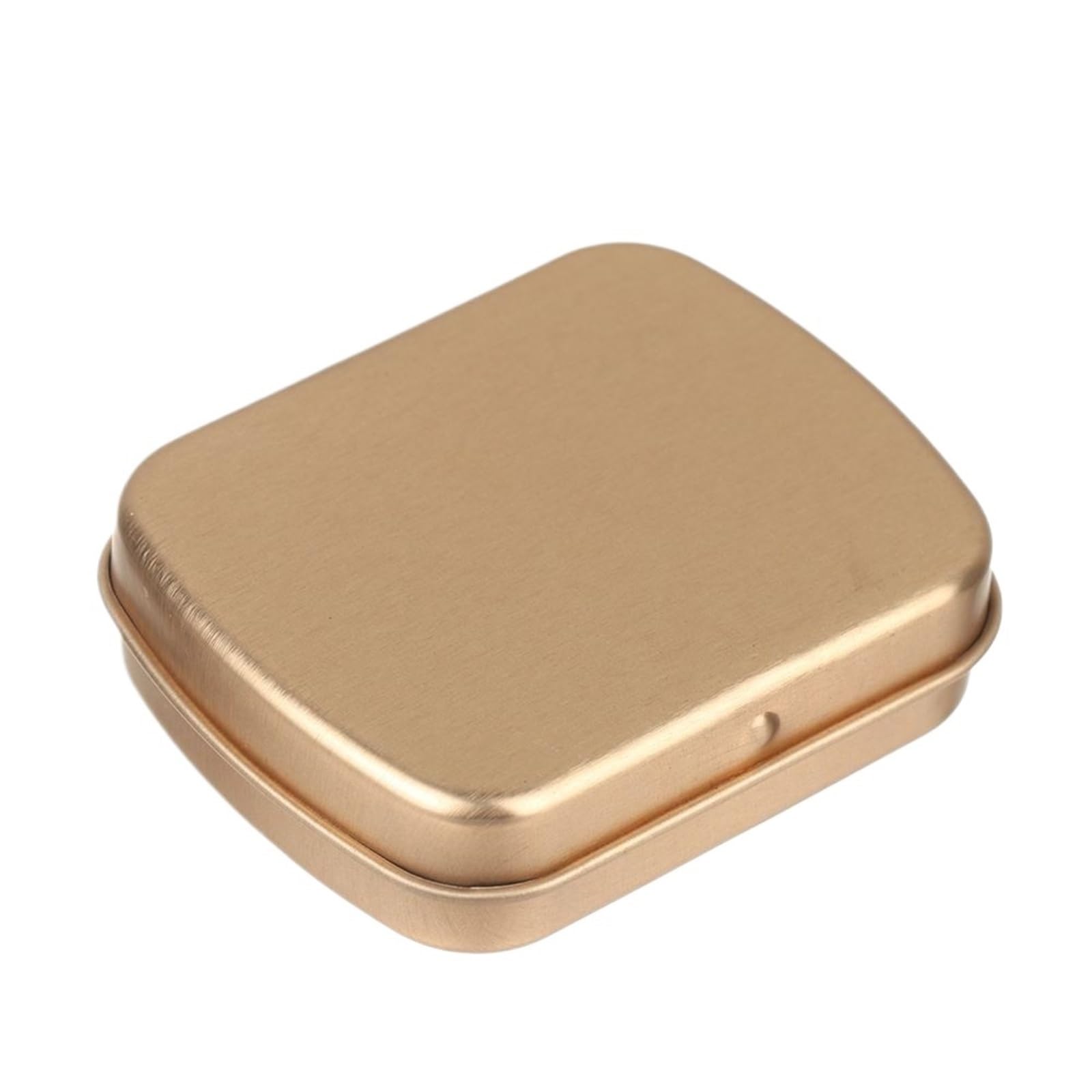NIUSABOU Small Metal Tin, Mini Rectangular Metal Hinged Flip Tin Box for Candy Tea Jewelry Portable Pill, Multicolor(Color5)