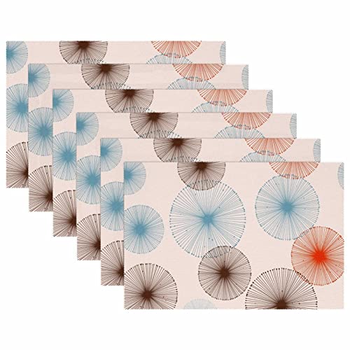 Sets de table pissenlit anti-brûlure pour protéger la table des plats chauds - 6
