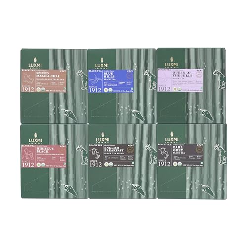 Image of LUXMI Estates Black Tea Assortment Pack. A Pack Of 6, 621 Grams