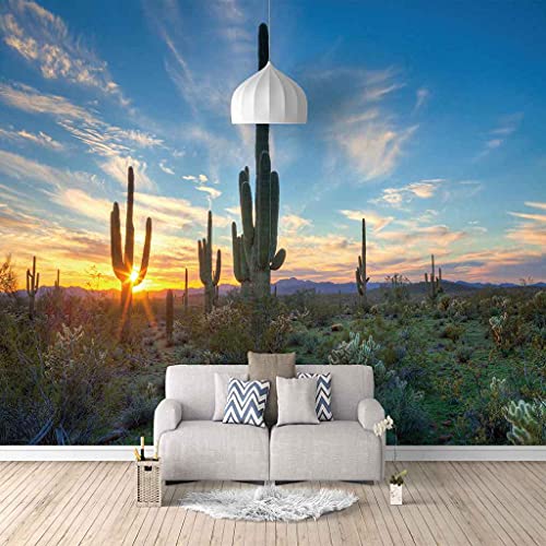 Papier peint photo 3D coucher de soleil grand format poster