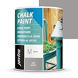 La pintura efecto tiza, también llamada chalk paint , es una pintura especial para la renovación y decoración de muebles de madera con efecto tiza ultra mate. Tiene un gran poder cubriente en una sola capa. Lijado rápido y fácil. Gracias a su formulación al agua y su alta pigmentación es una pintura muy resistente, tanto al paso del tiempo como a la humedad. Además, es ideal para personalizar todo tipo de espacios gracias a su acabado extra mate y su amplia carta de colores, la cuál te permitirá decorar cualquier objeto o rincón de tu hogar con mayor facilidad y con una infinidad de tonalidades.