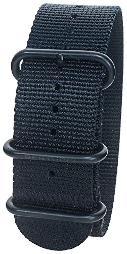 Bertucci DX3 B-114B Black/Black ION 26mm Nylon Watch Band