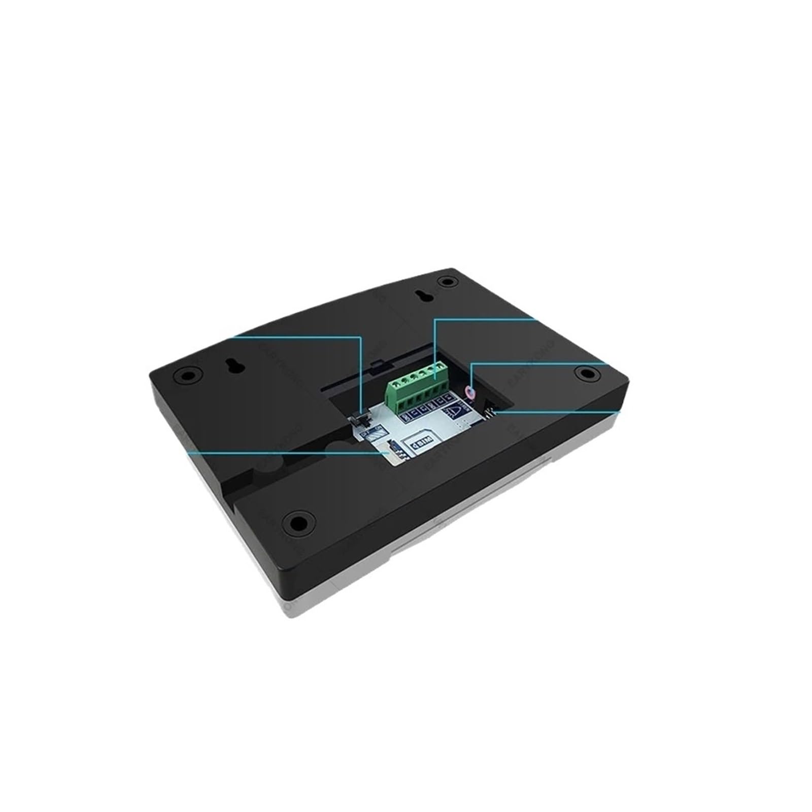 PIRKO 2026 Système d'alarme Tuya WiFi GSM 433MHz, sécurité Anti-cambriolage à Domicile, Application Tuyasmart/Smart Life, Compatible avec Alexa Google(Brand H)
