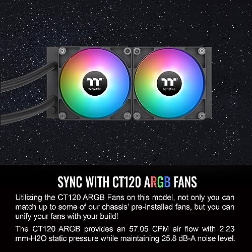 THERMALTAKE TH240 ARGB Sync Kit watercooling - vue 6