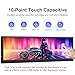 wisecoco 12.6 Inch Mini Touch Screen Monitor Secondary Screen FHD IPS Stretched Bar LCD Display 1920X515 HDMI for PC Laptop Computer Health Speed Windows Sub CPU GPU Temperature Display R126F01T-HB