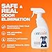 coozzile Pet Odor Eliminator, Odor Remover and Pet Spray Fragrance Free Colorless 25oz Spray, Safe Highly Effective Carpet and Cat Litter Deodorizer for Dogs and Cats