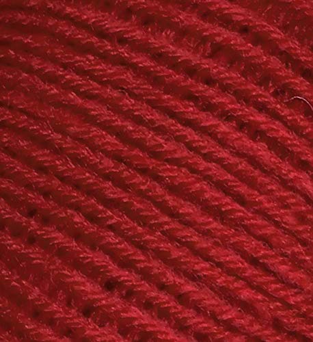 Image of M.G Enterprise 100% Acrylic Wool Rusty Red (6 pc) Baby Soft 4 ply Wool Ball Hand Knitting Wool /Art Craft Soft Fingering Crochet Hook Yarn, Needle Knitting Yarn Thread Dyed, Multi